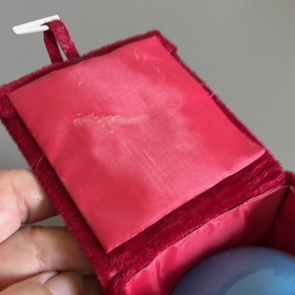 Santa Claus Reverse Hand Painted Glass Ornament Vintage Bulb by Greenbrier Int'l - Picture 8 of 10